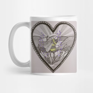 Bumble bee nature graphic Mug